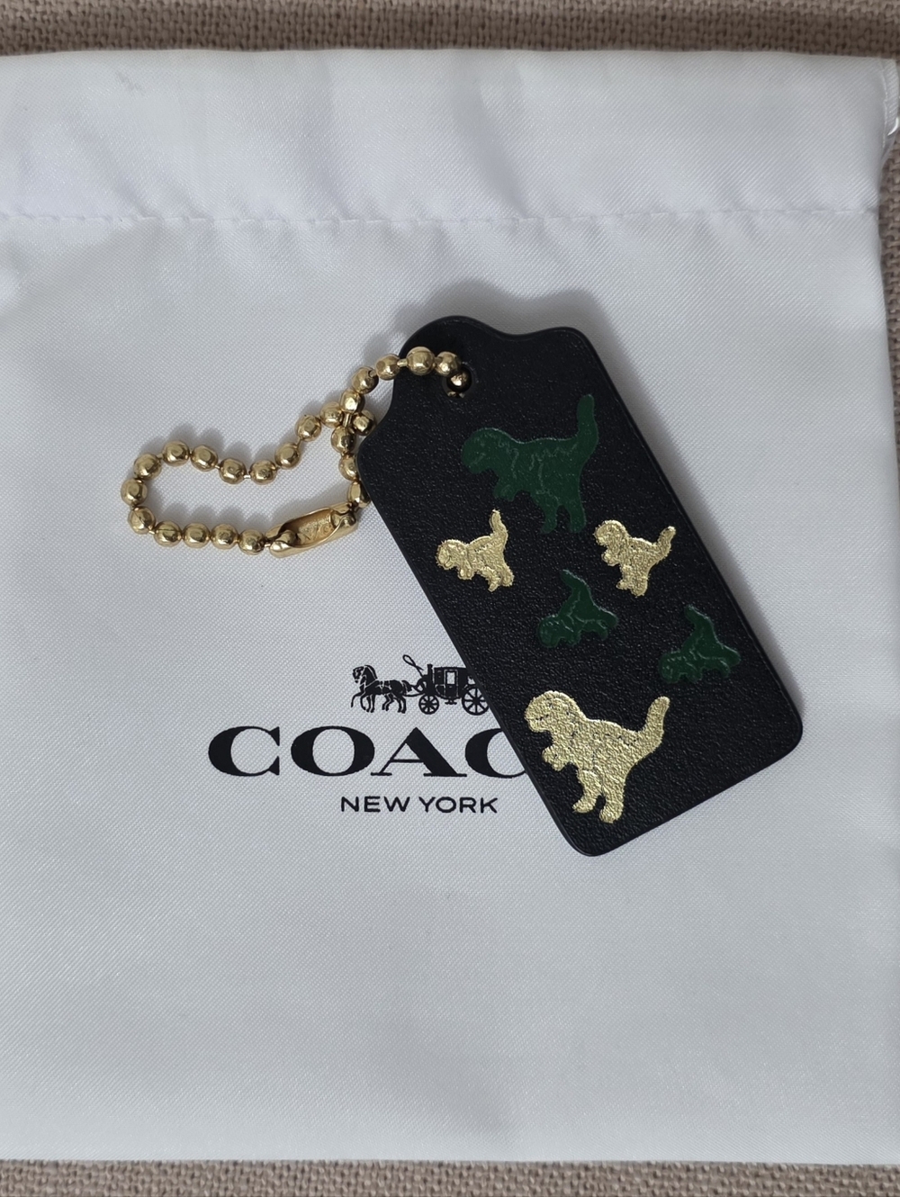 Coach Personalized Rexy Hangtag